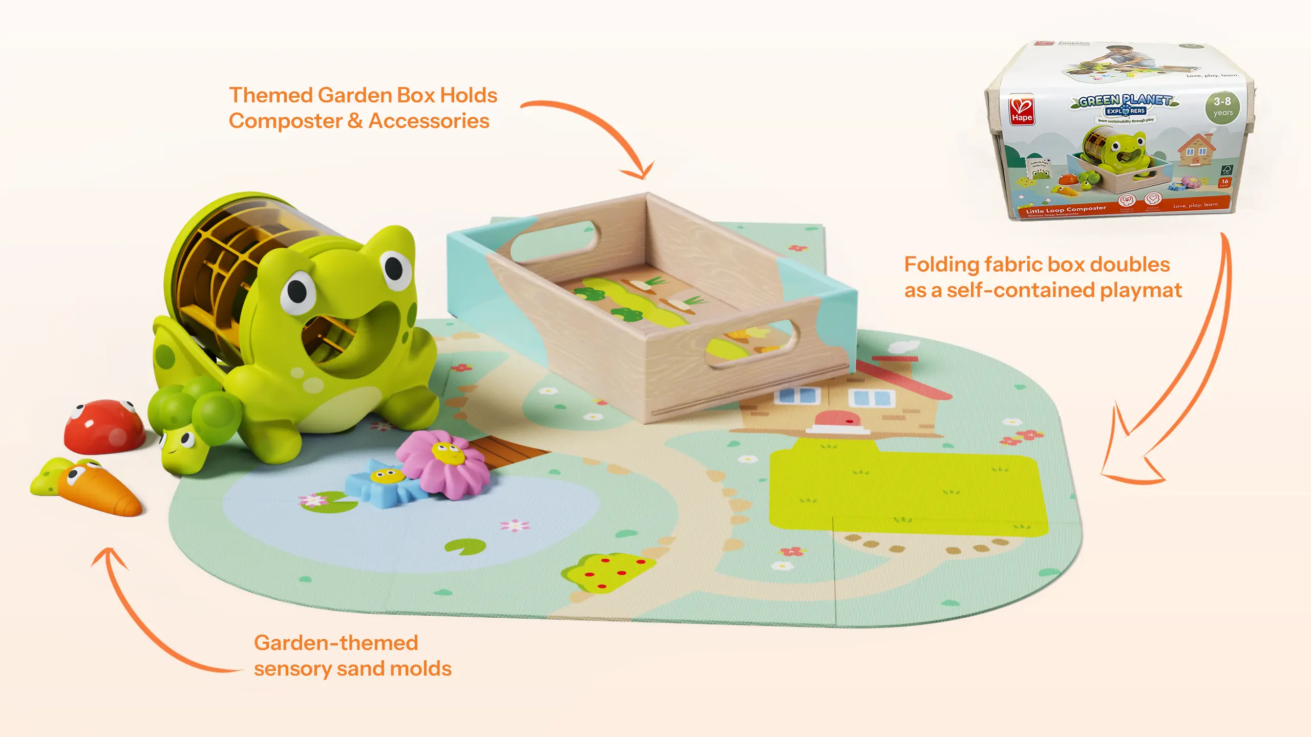 Render of Little Loop and play mat